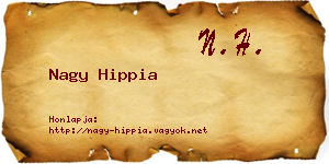 Nagy Hippia névjegykártya